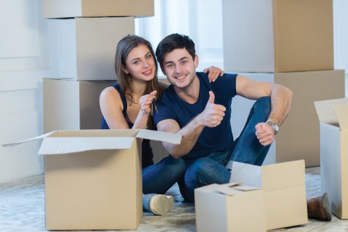 Local movers planning access and parking for a Stockwell property