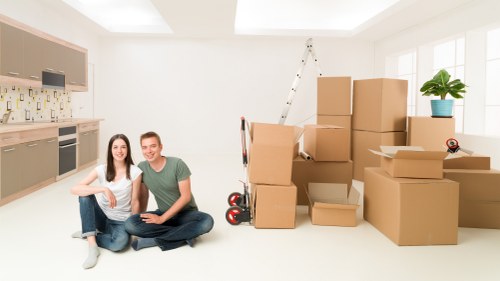 Removal van for office and commercial moves in Stockwell